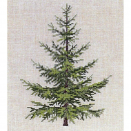 186757_Набор для вышивания: "Голубая ель"