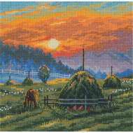 Набор для вышивания PANNA арт. PS-7019 Летние туманы 17х17 см