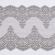 Кружево-стрейч KRUZHEVO арт.TBY.8036 шир.230мм цв.F310 серый уп.10м