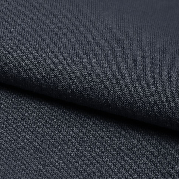 Ткань трикотаж Футер 2х нитка петля 70%пэ 25%вис 5%спан 220г 160см S578 серый уп.3м