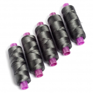 Нитки 9К капрон цв.серый 200м наб.5шт Нитки 9К капрон цв.серый 200м наб.5шт