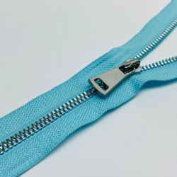 Молния трактор №5 Premium разъем 75см никель D544 нежно голубой