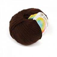 Пряжа для вязания ПЕХ Детский каприз (50% мериносовая шерсть, 50% фибра) 10х50г/225м цв.251 коричневый