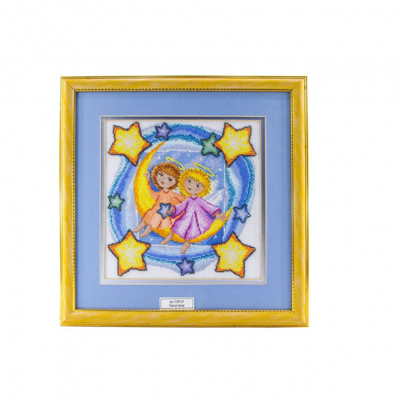 Вышитая картина "Поймал звезду"