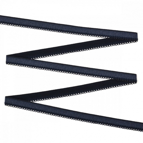 Резинка TBY LAUMA бельевая (отделочная) 716 11мм цв.2146 черный кварц уп.20м Резинка TBY LAUMA бельевая (отделочная) 716 11мм цв.2146 черный кварц уп.20м