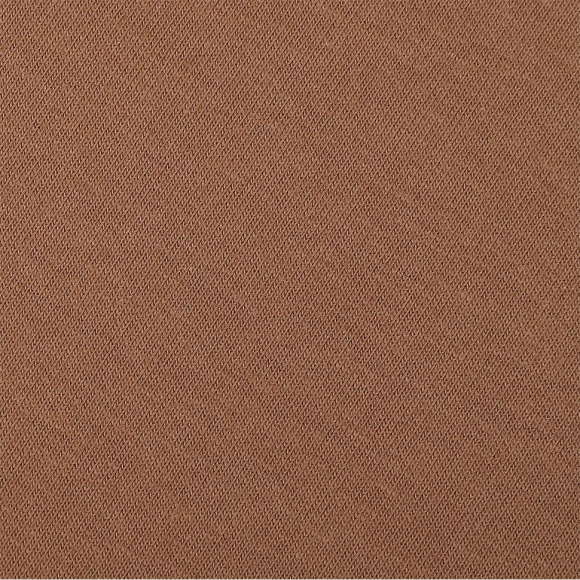 Ткань трикотаж Футер 2х нитка петля с лайкрой 230г пенье 180см сливочный кофе 16-1412 рул.45-70м