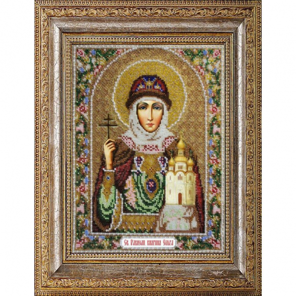 Набор для вышивания бисером ПАУТИНКА арт.Б-1001 Св.Равноап.княгиня Ольга 24х31 см Набор для вышивания бисером ПАУТИНКА арт.Б-1001 Св.Равноап.княгиня Ольга 24х31 см