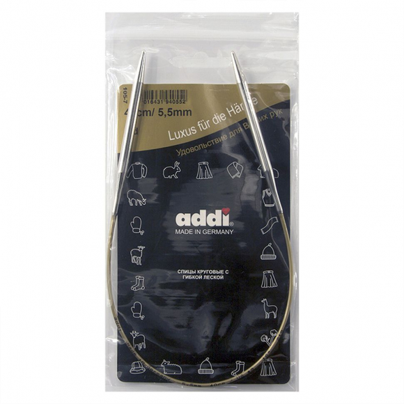 85554_Спицы, круговые, супергладкие, addiClassic №5.5, 40 см 85554_Спицы, круговые, супергладкие, addiClassic №5.5, 40 см
