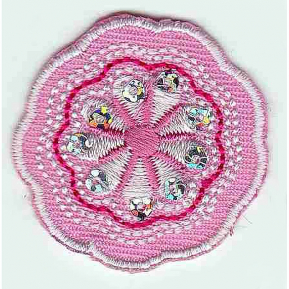 Термоаппликация HKM "Цветок с паетками"