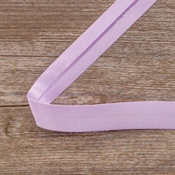 162040_Косая бейка атласная 20 мм, 25 м, цвет 141, бледно-розовый