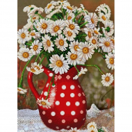 Рисунок на ткани (Бисер) КОНЁК арт. 1447 Букет ромашек 29х39 см Рисунок на ткани (Бисер) КОНЁК арт. 1447 Букет ромашек 29х39 см