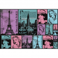 74616_Бумага рисовая "Нью-Йорк-Париж"