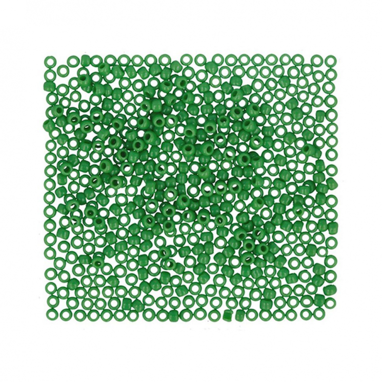 Бисер Япония "TOHO" 10/0  круглый 1  2.4 мм 5 х 5 г №0047 т.салатовый