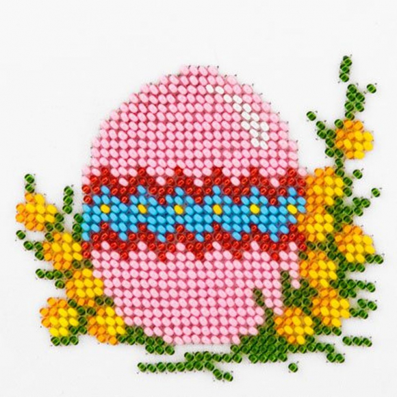 Набор для вышивания бисером LOUISE арт. L484 Пасха 11х11 см Набор для вышивания бисером LOUISE арт. L484 Пасха 11х11 см