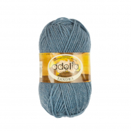 Пряжа ADELIA SANDRA (50% шерсть, 50% акрил) 10х50г/90м цв.10 серо-голубой
