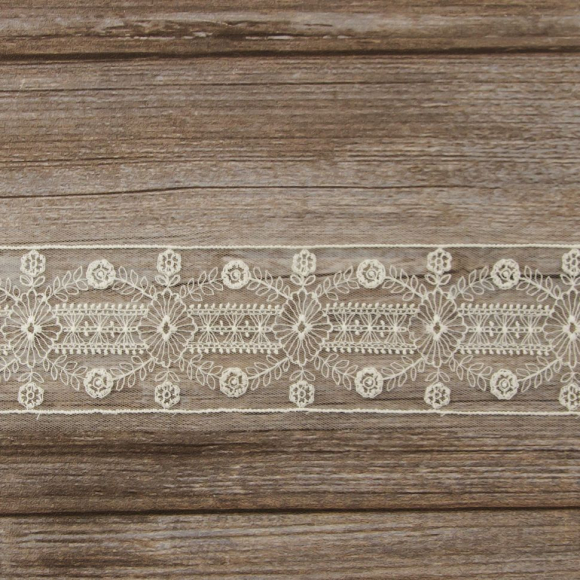 185672_Кружево-вышивка на тюле, 40 мм