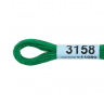 Нитки для вышивания Gamma мулине (3071-3172) 100% хлопок 24 x 8 м цв.3158 т.зеленый
