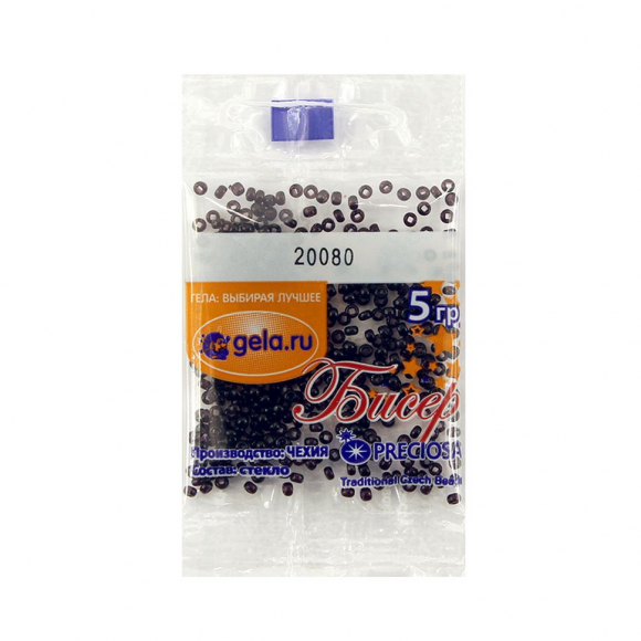 Бисер №10, 5 г., цвет 20080