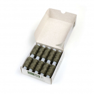 Нитки армированные 45ЛЛ  200 м цв.6410 т.серый