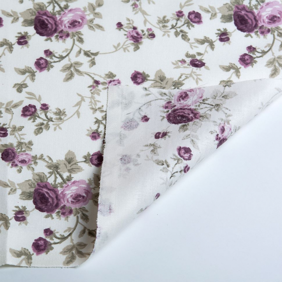 Ткань ранфорс Кантри, арт.WH 10601-v10, 130г/м?,100% хлопок, шир.240см, цв.брусника, уп.10м