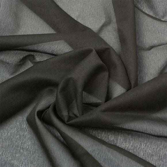 Дублерин НАРЕЗКА IdealTex эластичный 25г/м? 225B черный 150см уп.10м