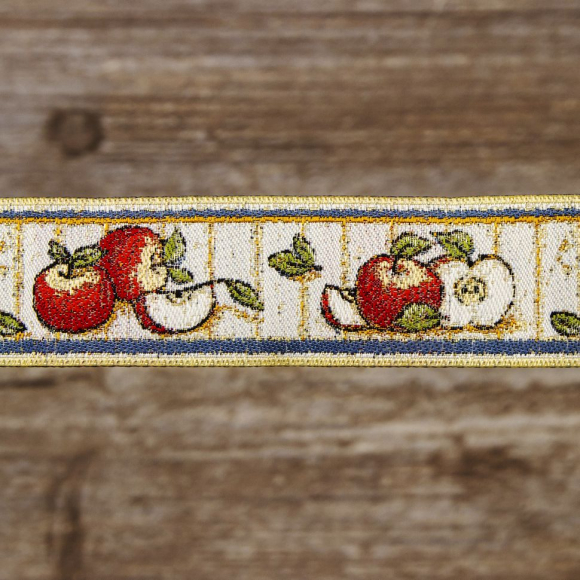 109407_Лента жаккард SAFISA, 25 мм, 15 м, цвет 01