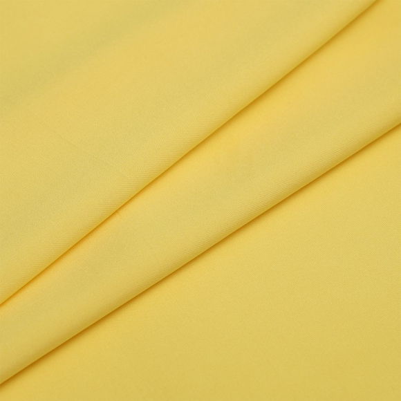 Ткань Штапель  TBY Vi-45-21 плот 110г/м2 100% вискоза шир. 145 см цв. 21 бл.желтый рул.25м