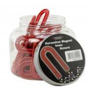 60826_Магниты подковообразные в пластиковом боксе, 30 шт