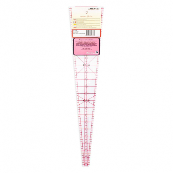 3227_Линейка клиновидная с углом 10*, размер 22 1/2" х 4 7/8''