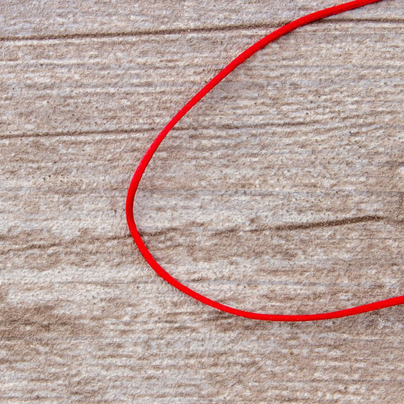 Шнур атласный мини-рулон, 1,5 мм, 4,5 м, цвет 14, красный