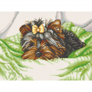 Рисунок на канве КОНЁК арт. 7802 Йоркширский терьер 29х39 см