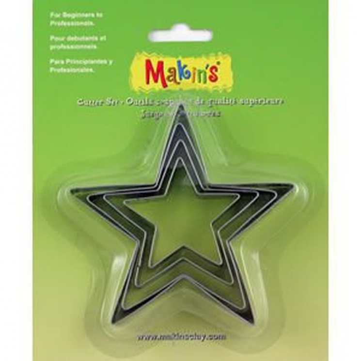 Makins Набор каттеров Звезда, 4 шт. арт.36504