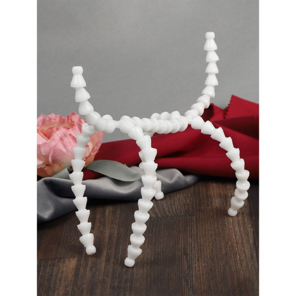 Скелет для игрушки с хвостом 32 см, передние лапы 10 звеньев 11см  задние лапы 12 звеньев -13см