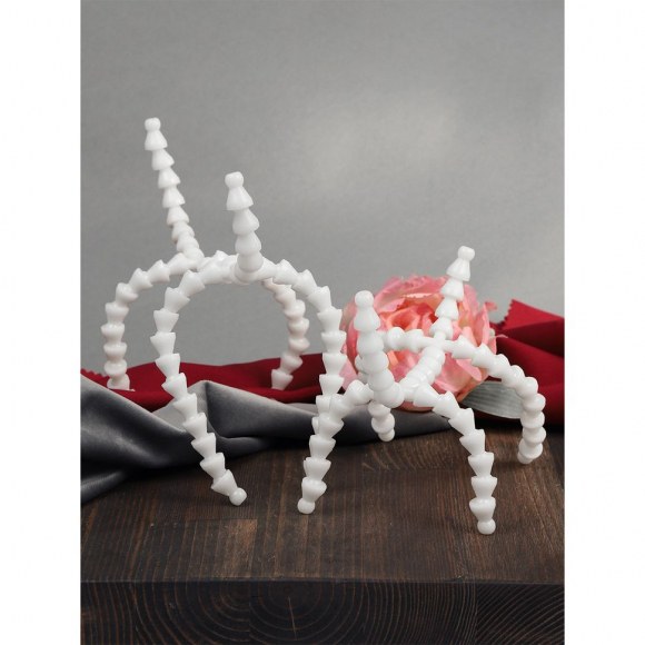 Скелет для игрушки с хвостом 32 см, передние лапы 10 звеньев 11см  задние лапы 12 звеньев -13см