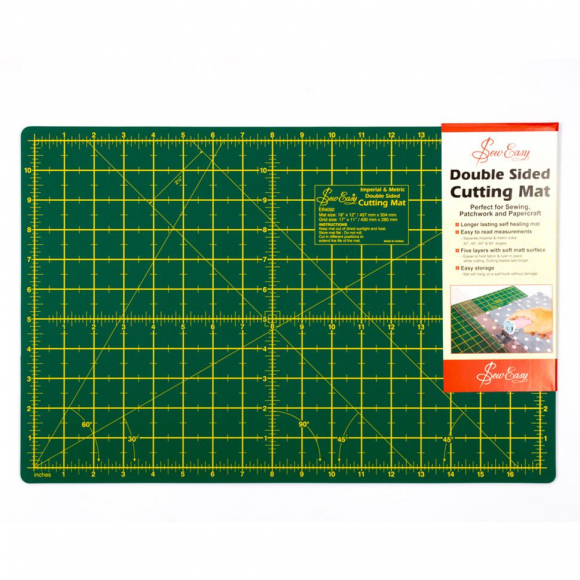 3345_Мат для раскройного ножа двусторонний, миди, 457мм x 304мм, 18" x 12"