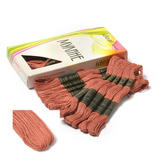 Нитки мулине IDEAL арт.ТВ (100% хлопок) 24х8м цв.295 Нитки мулине IDEAL арт.ТВ (100% хлопок) 24х8м цв.295