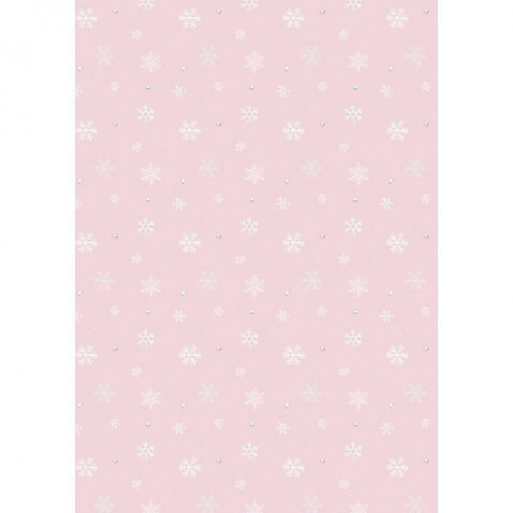 Ткань для пэчворка PEPPY Новогоднее Волшебство 135 г/м? 100% хлопок цв.НВ-20 розовый уп.50х50 см