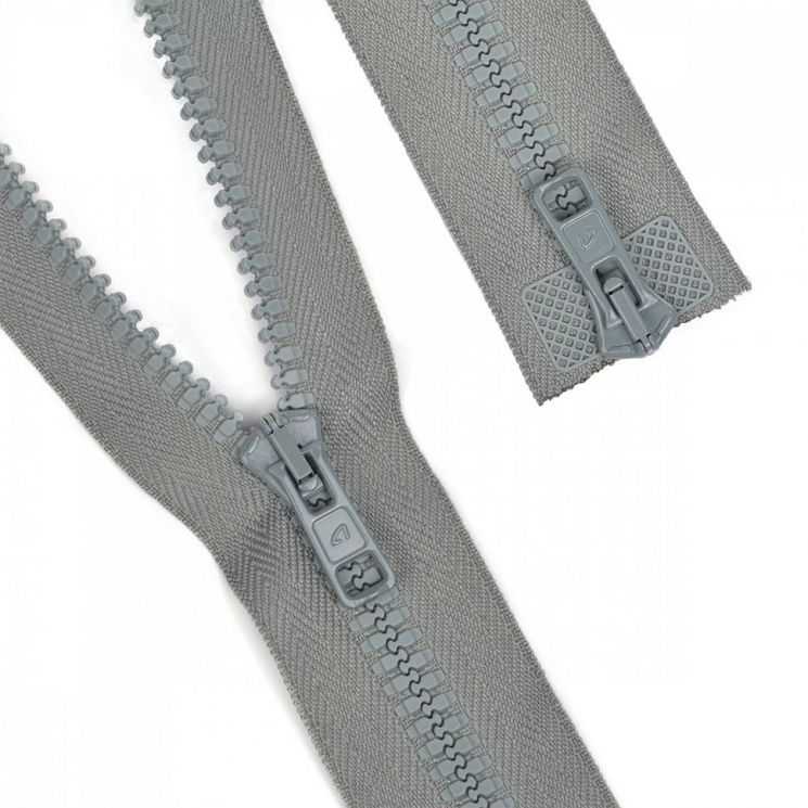 Молния трактор ARTA-F.2077 Т5(6) 2 замка 90см цв.075 серый уп.10шт