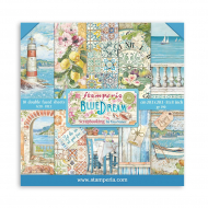 188274_Набор бумаги для скрапбукинга "Blue Dream"