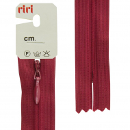 30846_Молния потайная неразъемная, Т3, 60 см, цвет 2411, бордовый