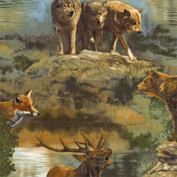 Ткань для пэчворка PEPPY Nature Studies 3 Panel 146 г/м? 100% хлопок цв.ADV-16302-268 NATURE уп.60х110 см