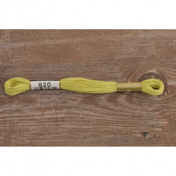 Мулине COSMO однотонный цвет 820