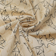 Ткань батист 90 г кв.м 100% хлопок шир.145 см арт.Р.32969.03 цв.03 кэмел уп.25м