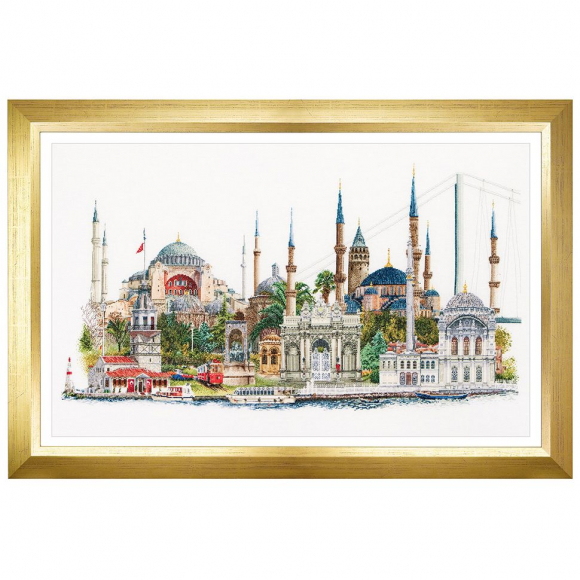 62566_Набор для вышивания "Стамбул", канва лён 36 ct 62566_Набор для вышивания "Стамбул", канва лён 36 ct