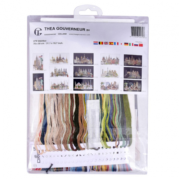 62566_Набор для вышивания "Стамбул", канва лён 36 ct 62566_Набор для вышивания "Стамбул", канва лён 36 ct