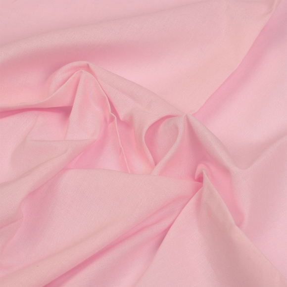 Ткань Батист 72 г/м? 100% хлопок шир.150 см арт.TBY.Bt.18 цв.св.розовый уп.5м