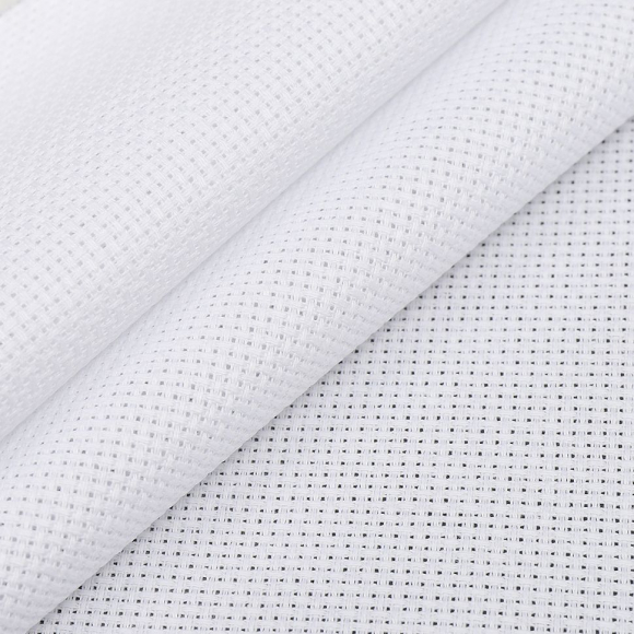 Канва Bestex hard арт.624010-14CT-H 100% Хлопок 50м. шир.150см цв.белый