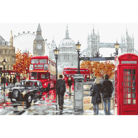 Набор для вышивания LUCA-S арт. B2376 Лондон 46,5х31 см Набор для вышивания LUCA-S арт. B2376 Лондон 46,5х31 см
