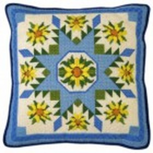 Набор для вышивания подушки CANDAMAR DESIGNS арт.30450 Звезда квилтинга 35,6х35,6 см Набор для вышивания подушки CANDAMAR DESIGNS арт.30450 Звезда квилтинга 35,6х35,6 см