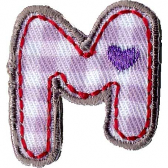 60745_Термоаппликации HKM "Буква "М" цветная